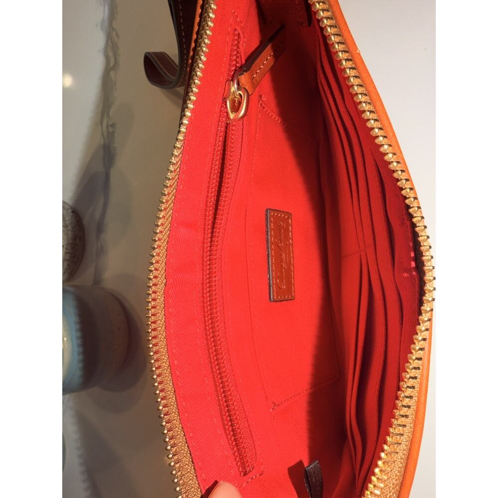 Dooney & Bourke Red Pebble Grain Leather Large Clutch 9.5” NWOT - Picture 11 of 13